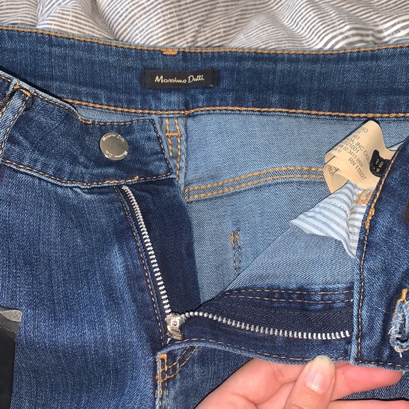 COPY - Massimo Dutti Flare Medium Wash Size 4 NEW - Picture 10 of 12
